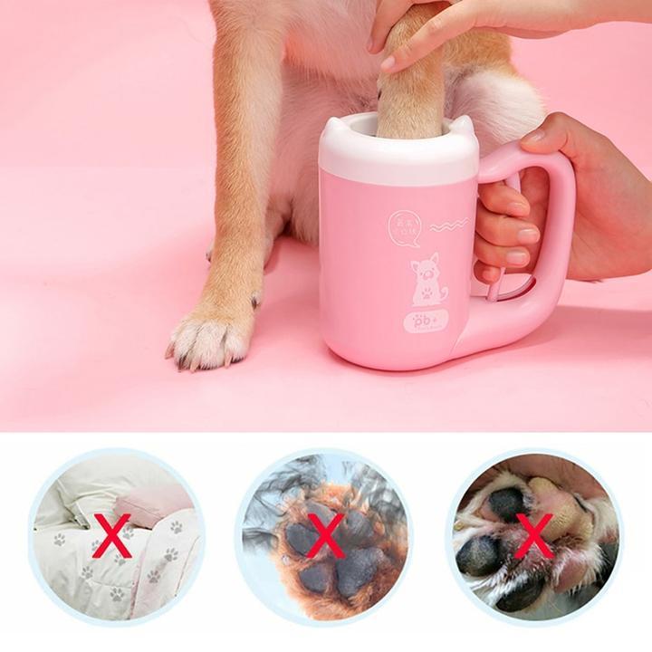 Portable Silicon Dog Paw Cleaner Cup